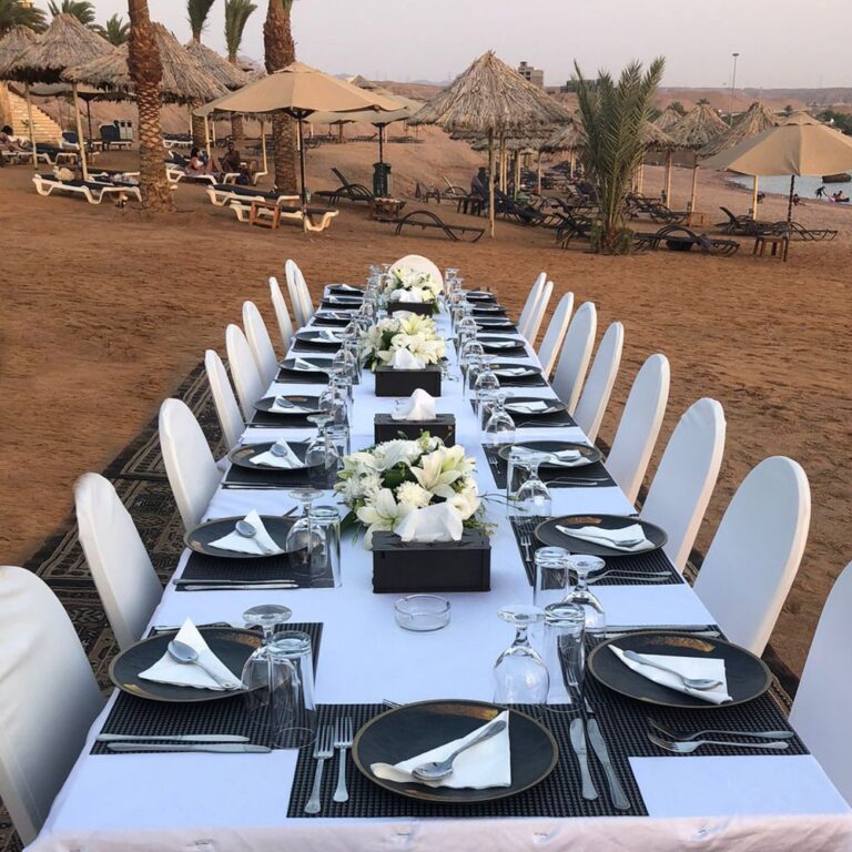 tent wedding diner berenice
