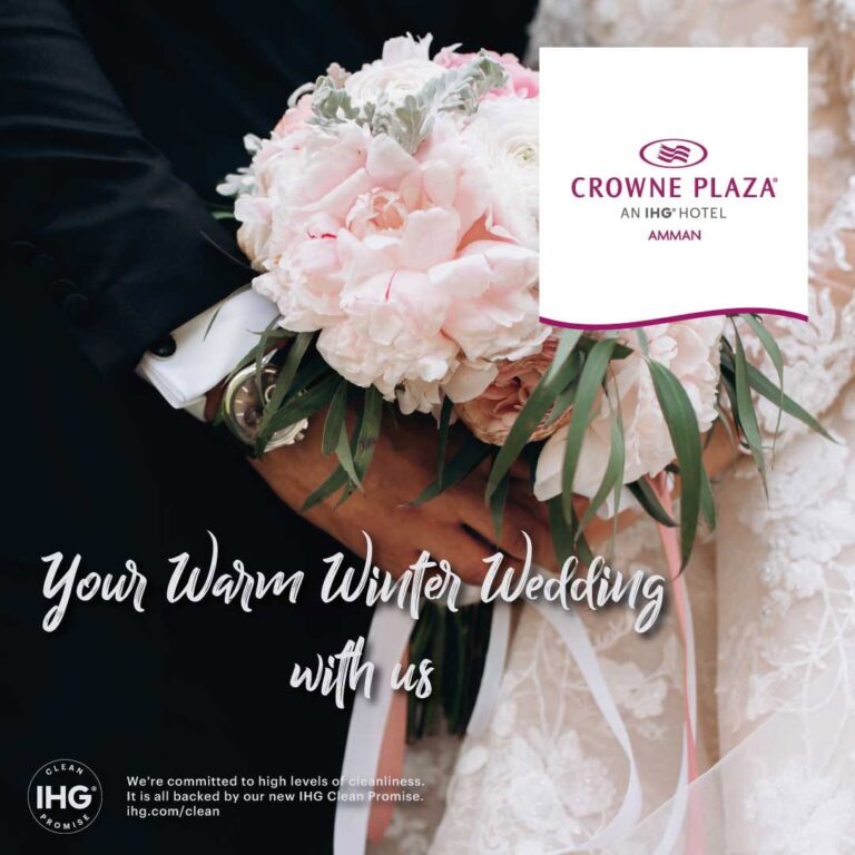 crowne plaza amman wedding