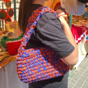 Blue and orange