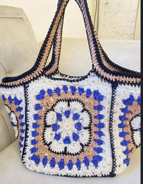 Flower 5 squares bag