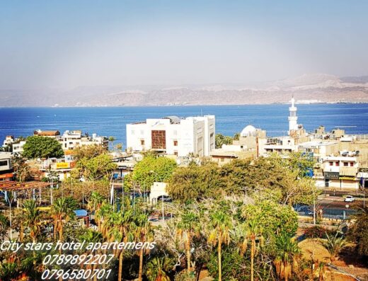 شقق مفروشة يومي للايجار واجنحة للايجار اليومي العقبة اطلالة بحرية مميزة