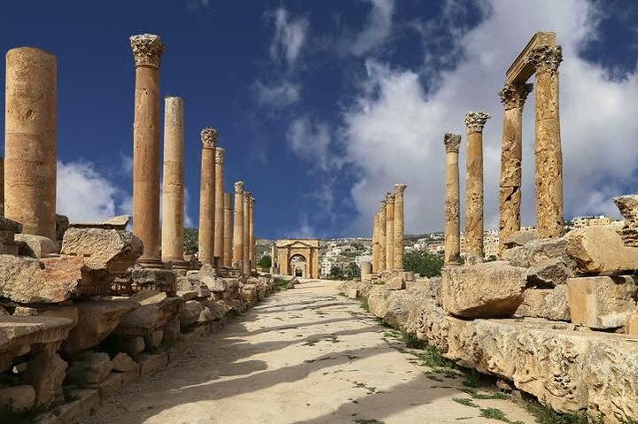 jerash jordan visit in winter time