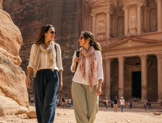 what do female tourists wear in Jordan