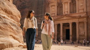 what do female tourists wear in Jordan