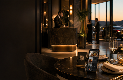 valet parking QR lessmenu