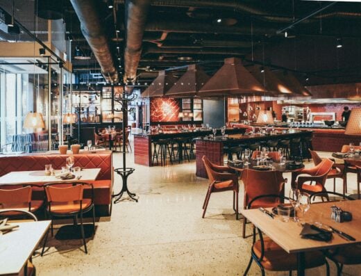 Demo Terrace Restaurant Abdoun – indoor dining room (demo listing)