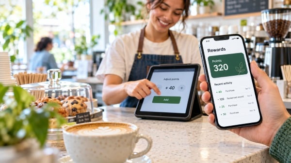 LessMenu Digital Loyalty Card and customer rewards system in Jordan